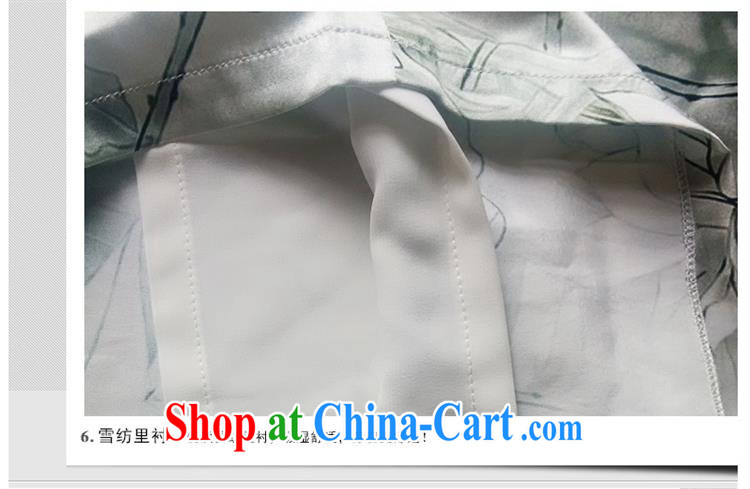 2015 new summer's Silk sauna beauty Silk Cheongsam Improved factory gray XXL pictures, price, brand platters! Elections are good character, the national distribution, so why buy now enjoy more preferential! Health