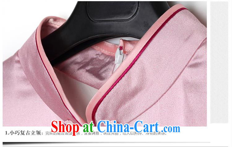 2015 female Loading Source retro improved sauna silk heavy Silk Cheongsam beauty spring and summer cheongsam dress pink XXL pictures, price, brand platters! Elections are good character, the national distribution, so why buy now enjoy more preferential! Health