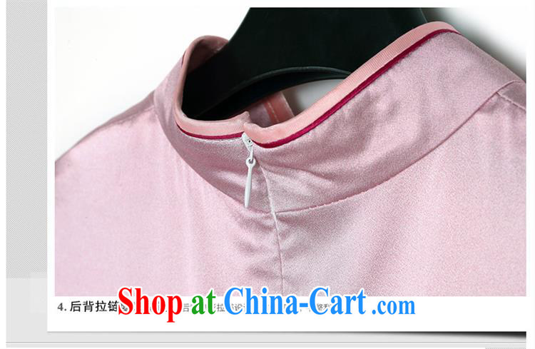 2015 female Loading Source retro improved sauna silk heavy Silk Cheongsam beauty spring and summer cheongsam dress pink XXL pictures, price, brand platters! Elections are good character, the national distribution, so why buy now enjoy more preferential! Health