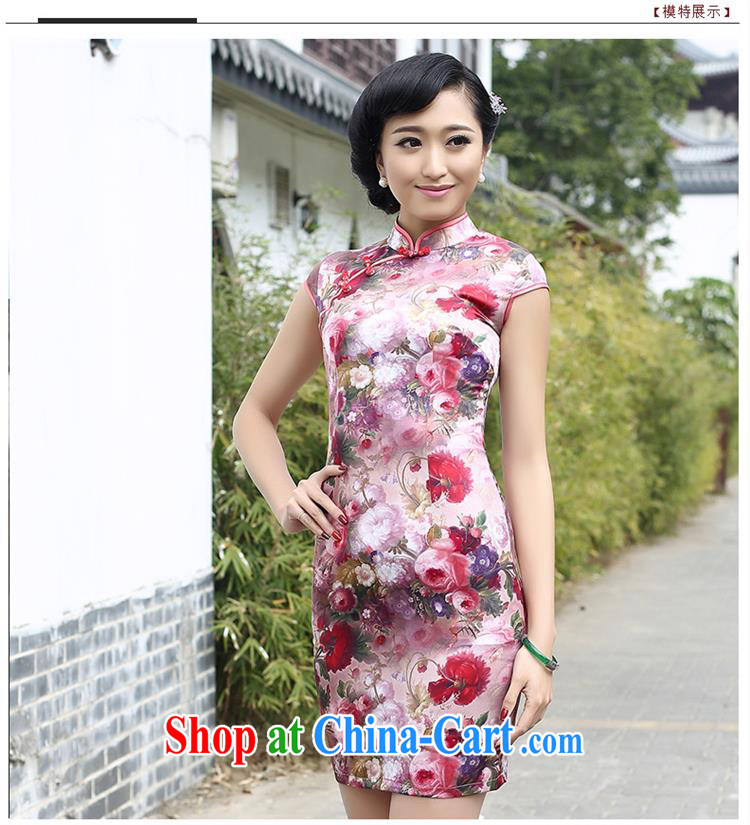 2015 new products from high-end beauty silk sauna Silk Cheongsam manufacturers Chinese Dress dresses red XXL pictures, price, brand platters! Elections are good character, the national distribution, so why buy now enjoy more preferential! Health