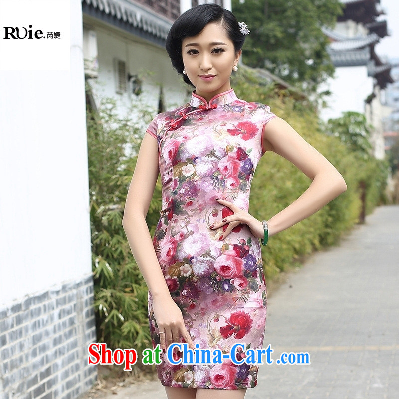 2015 new products from high-end beauty silk sauna Silk Cheongsam manufacturers Chinese Dress dresses red XXL, health concerns (Rvie), and, on-line shopping