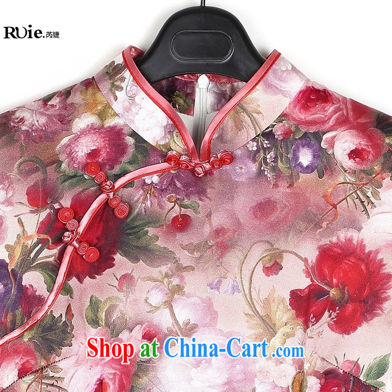 2015 new products from high-end beauty silk sauna Silk Cheongsam manufacturers Chinese Dress dresses red XXL, health concerns (Rvie), and, on-line shopping
