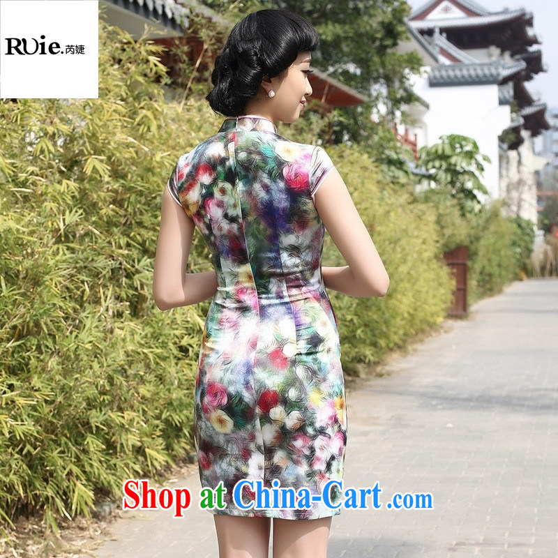 2015 spring loaded the goods manufacturers silk short cheongsam banquet style Silk Cheongsam Dress Suit XXL, health concerns (Rvie .), and, on-line shopping