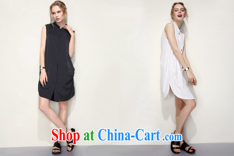 The summer 2015 new female retro China wind improved cheongsam stylish beauty loose long summer dresses shirt dresses white version XXL pictures, price, brand platters! Elections are good character, the national distribution, so why buy now enjoy more preferential! Health