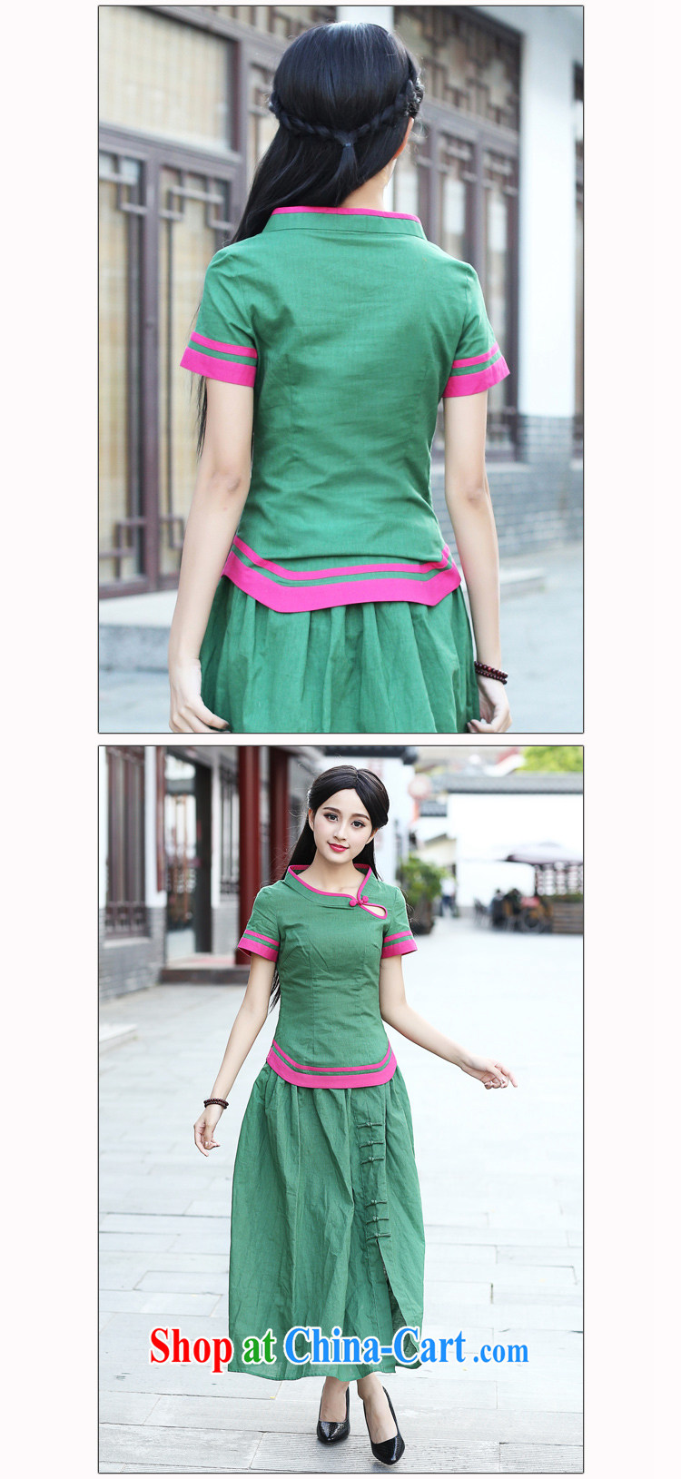 China classic original Han-chinese T-shirt, summer dresses T-shirt short-sleeved shirt T Chinese national costume Magenta XXL pictures, price, brand platters! Elections are good character, the national distribution, so why buy now enjoy more preferential! Health