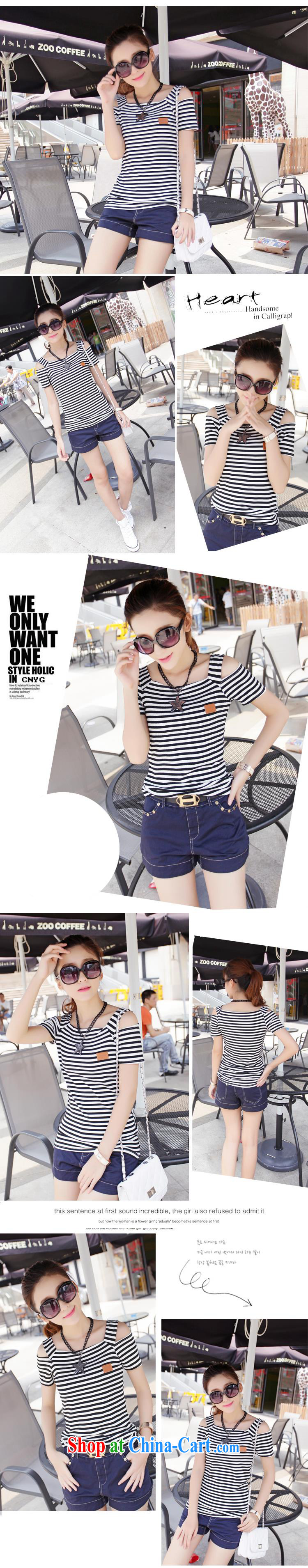 Activities in stock price 5-Color 3 summer new female Korean fashion, your shoulders graphics thin beauty girl T white XL pictures, price, brand platters! Elections are good character, the national distribution, so why buy now enjoy more preferential! Health