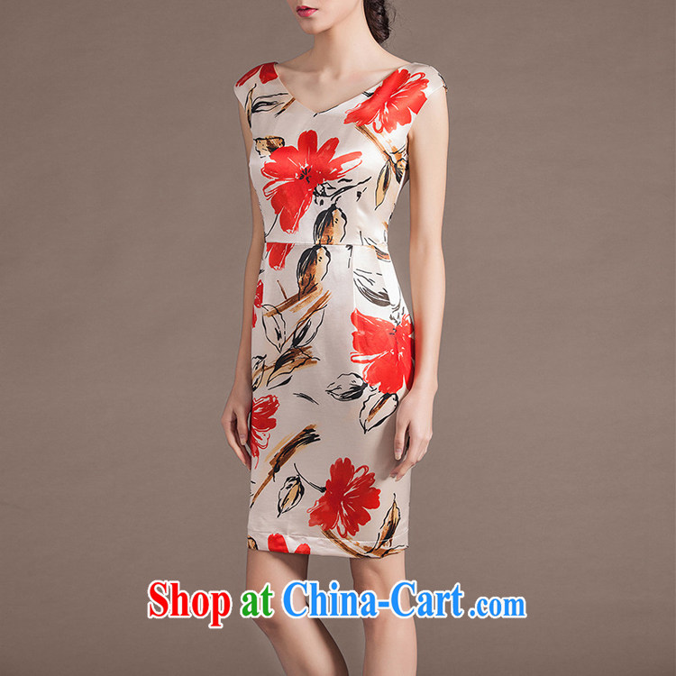 2015 summer commuter OL dresses and elegant graphics thin digital stamp dresses mother red pictures, price, brand platters! Elections are good character, the national distribution, so why buy now enjoy more preferential! Health