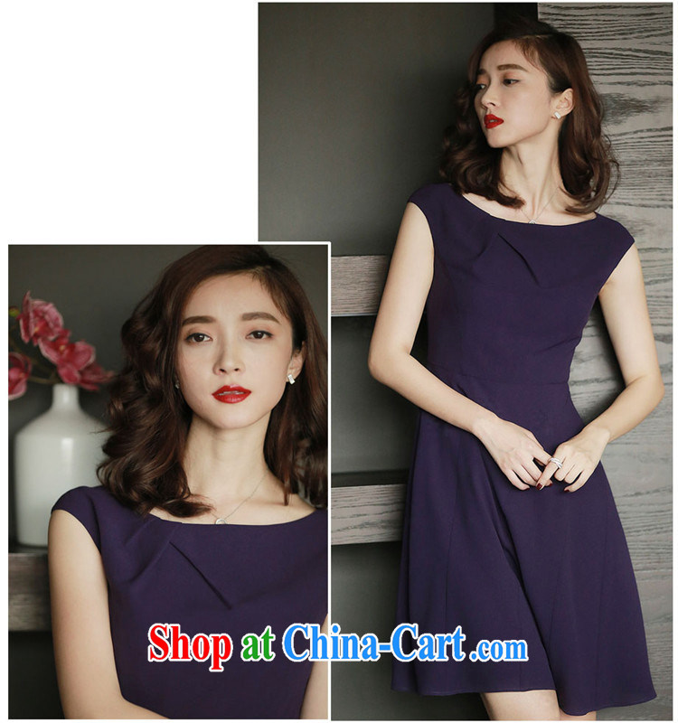 The race to the 2015 ladies summer commuter OL elegant graphics thin beauty sleeveless dresses the purple skirt with black xxl pictures, price, brand platters! Elections are good character, the national distribution, so why buy now enjoy more preferential! Health
