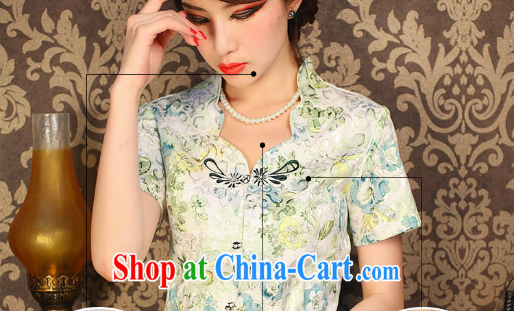 Dan smoke-free summer new, Chinese Chinese improved retro butterfly flowers snap graphics thin everyday dresses T-shirt as shown color XL pictures, price, brand platters! Elections are good character, the national distribution, so why buy now enjoy more preferential! Health
