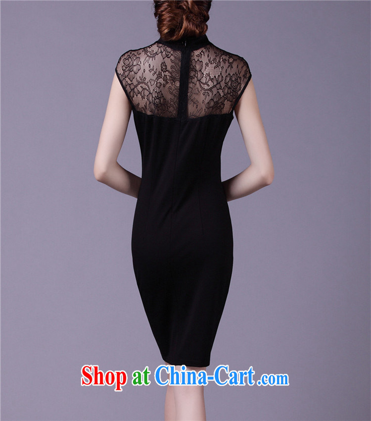 The race to the 2015 summer, lace short-sleeved beauty graphics thin OL dresses improved qipao, for elegant ladies large, apricot M pictures, price, brand platters! Elections are good character, the national distribution, so why buy now enjoy more preferential! Health