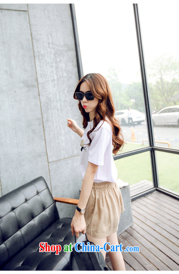 New summer, short-sleeved Dress Shirt T big eyes that are round-collar T-shirt girls summer S 925 white are code pictures, price, brand platters! Elections are good character, the national distribution, so why buy now enjoy more preferential! Health