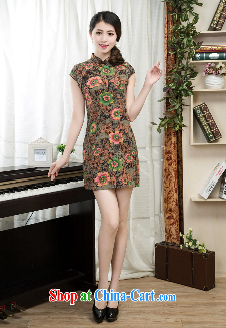 The person who, more than 2015 New National wind girls with stamp duty cotton Ma Sau San cheongsam dress improved stylish spring and summer retro short linen dresses and elegant 010 S, pictures, price, brand platters! Elections are good character, the national distribution, so why buy now enjoy more preferential! Health