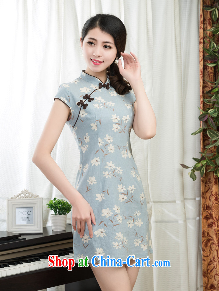 The person who, more than 2015 New National wind girls with stamp duty cotton Ma Sau San cheongsam dress improved stylish spring and summer retro short linen dresses and elegant 010 S, pictures, price, brand platters! Elections are good character, the national distribution, so why buy now enjoy more preferential! Health