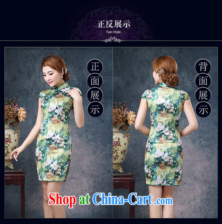 2015 new spring and summer dresses improved cultivating daily short stylish stamp short-sleeve-waist sexy dresses glamour stamp XXL pictures, price, brand platters! Elections are good character, the national distribution, so why buy now enjoy more preferential! Health