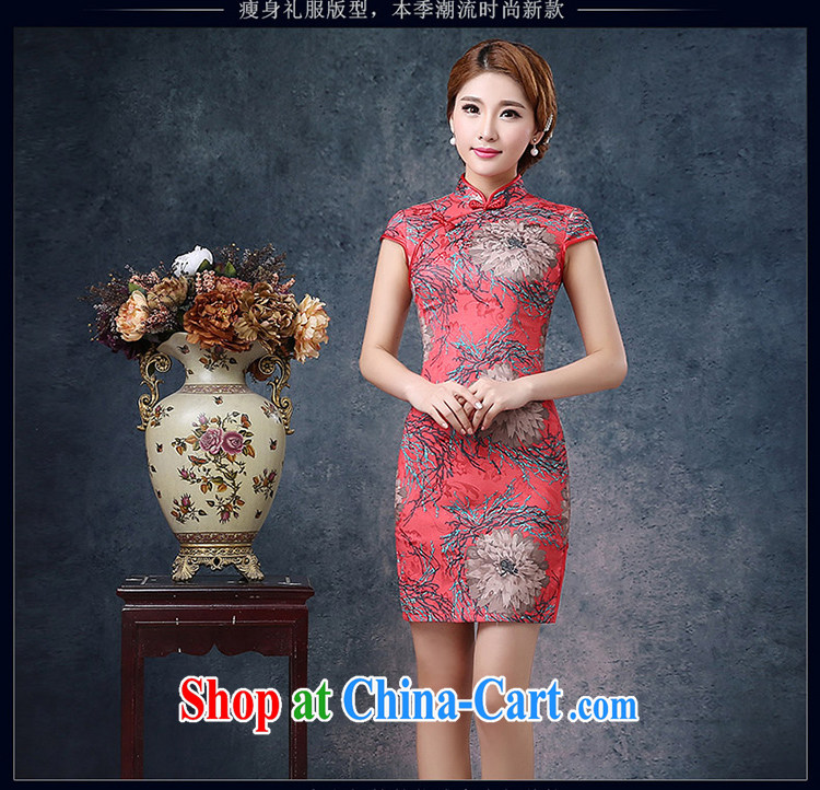 2015 new spring and summer retro improved beauty dresses, stamp duty for the forklift truck sexy dresses daily outfit red stamp XXL pictures, price, brand platters! Elections are good character, the national distribution, so why buy now enjoy more preferential! Health