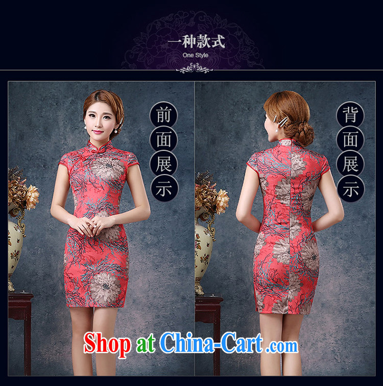 2015 new spring and summer retro improved beauty dresses, stamp duty for the forklift truck sexy dresses daily outfit red stamp XXL pictures, price, brand platters! Elections are good character, the national distribution, so why buy now enjoy more preferential! Health