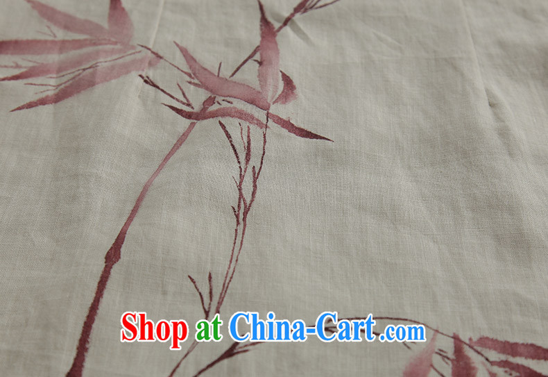 Ink China wind cotton Ma dresses Zen tea female ethnic wind linen women paintings mounted on a red bamboo orioles apricot XXL pictures, price, brand platters! Elections are good character, the national distribution, so why buy now enjoy more preferential! Health