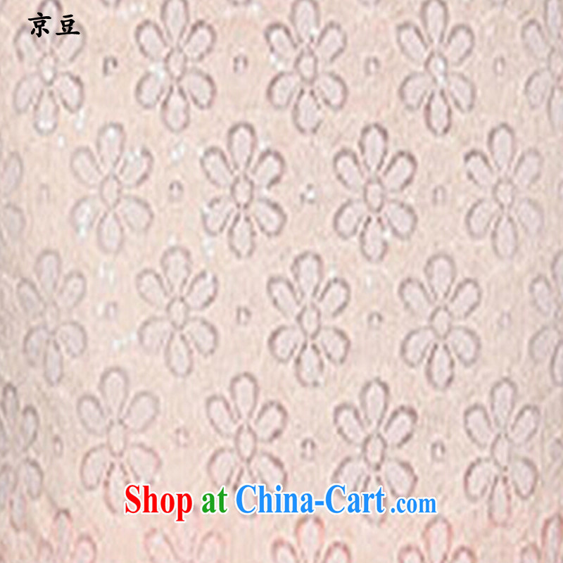 The Beijing Summer 2015 new retro arts Chinese improved banquet beauty graphics thin biological empty white lace cheongsam girls HM - JAYT 65 white XXL E, feast, and shopping on the Internet