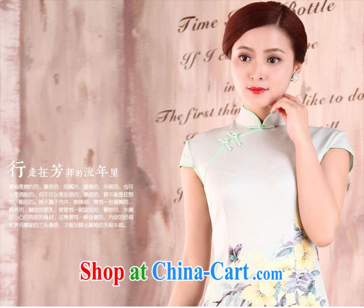 Jubilee 1000 bride spring 2015 new summer dresses retro improved simplicity and idyllic beauty flowers graphics thin daily short cheongsam X 594 NAK yoga XXL pictures, price, brand platters! Elections are good character, the national distribution, so why buy now enjoy more preferential! Health