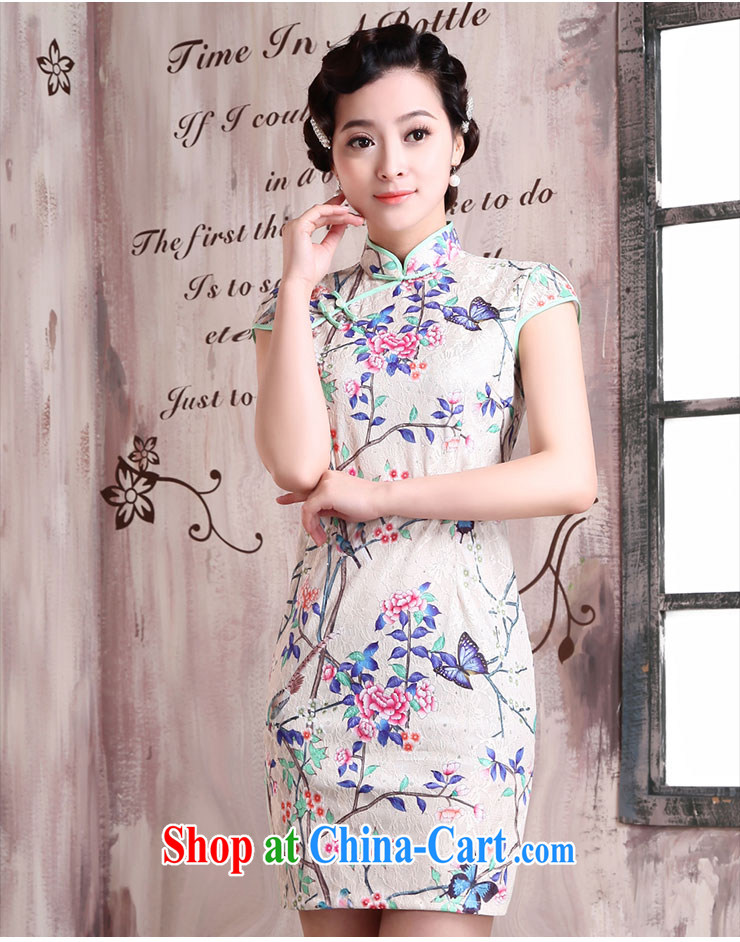 Jubilee 1000 bride 2015 new improved stylish short-day summer decoration, Ms. Load Graphics thin retro dresses X 154 photo color XXL pictures, price, brand platters! Elections are good character, the national distribution, so why buy now enjoy more preferential! Health