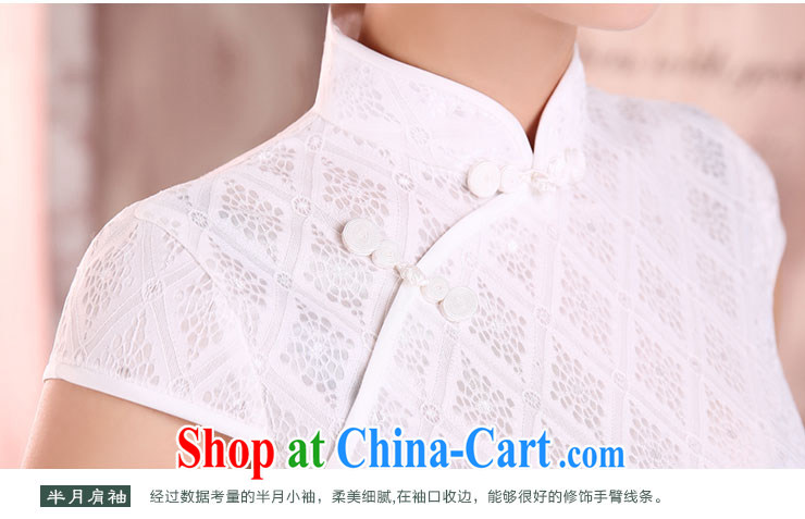 Jubilee 1000 bride's 2015 Spring Summer retro improved daily summer dresses short, cultivating the waist white lace dresses X 2095 pink XXL pictures, price, brand platters! Elections are good character, the national distribution, so why buy now enjoy more preferential! Health