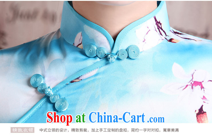 Jubilee 1000 bride retro improved short-day dresses beauty blue and white porcelain Tang with stylish summer classical concert etiquette dresses X 2064 snow, XXL pictures, price, brand platters! Elections are good character, the national distribution, so why buy now enjoy more preferential! Health