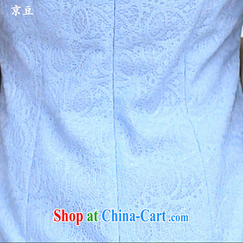 The Beijing Summer 2015 new dresses dress improved stylish beauty dresses skirts daily short retro dresses female HM - JAYT 51 blue XXL E, feast, and shopping on the Internet