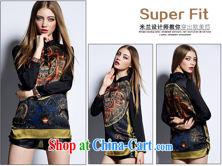 Europe and North America summer 2015 the code female liberal T 桖 retro stitching stamp long-sleeved T-shirt card its color XL pictures, price, brand platters! Elections are good character, the national distribution, so why buy now enjoy more preferential! Health