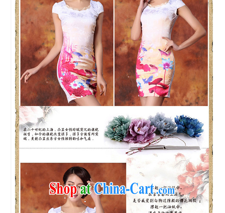 The Beijing Summer 2015 new dresses dresses Beauty Fashion cheongsam dress daily short retro ink dresses female HM - JAYT 29 red XXL pictures, price, brand platters! Elections are good character, the national distribution, so why buy now enjoy more preferential! Health