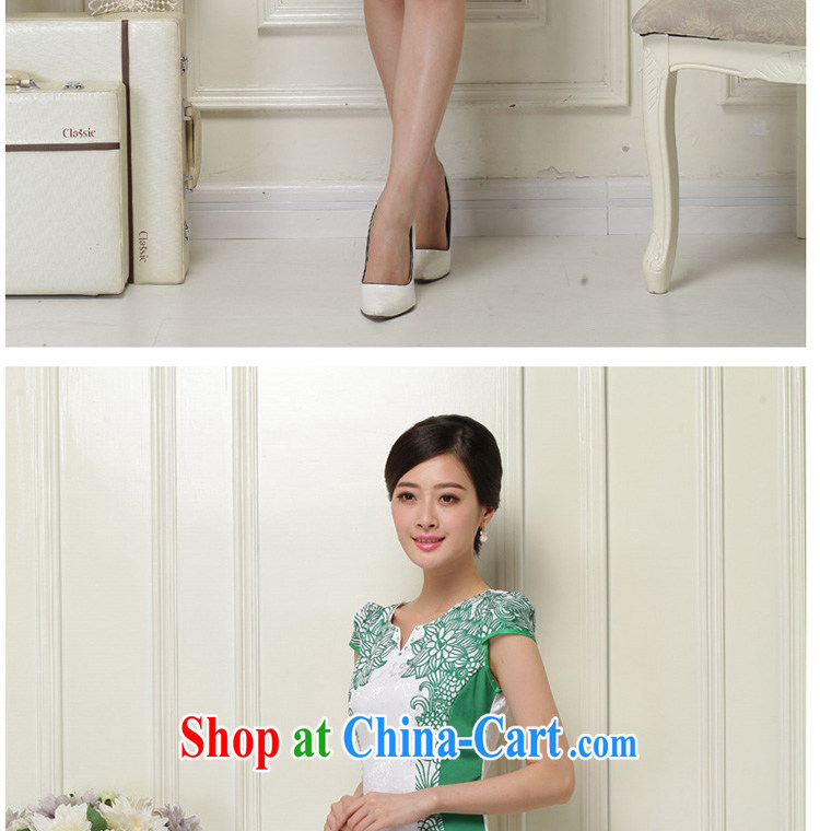 The Beijing Summer 2015 new, modern and refined beauty antique Chinese qipao Ms. dresses and fresh blue HM - JAYT 26 blue XXL pictures, price, brand platters! Elections are good character, the national distribution, so why buy now enjoy more preferential! Health