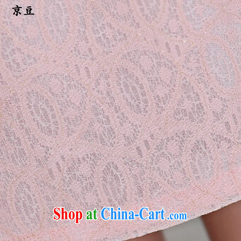 The Beijing Summer 2015 New Products lace elegant ladies dress qipao HM - JAYT 23 blue L E, feast, and shopping on the Internet