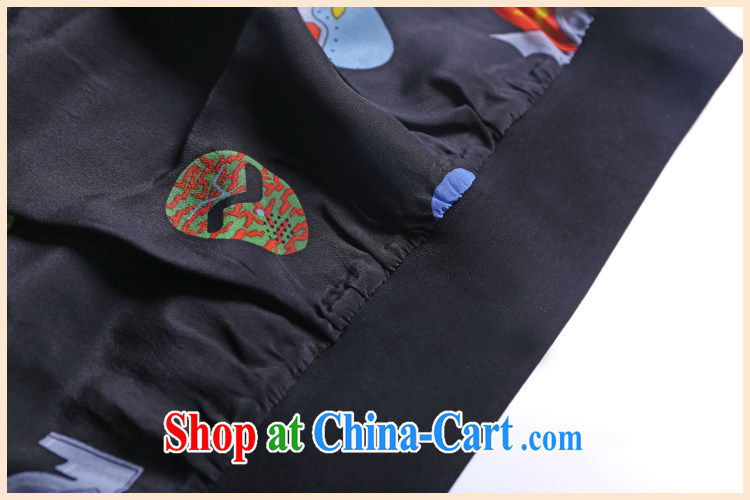 Ya-ting store EVE foreign women in Europe and America with stylish stitching 100 ground stamp loose video thin silk shirt girls summer short T shirt black L pictures, price, brand platters! Elections are good character, the national distribution, so why buy now enjoy more preferential! Health
