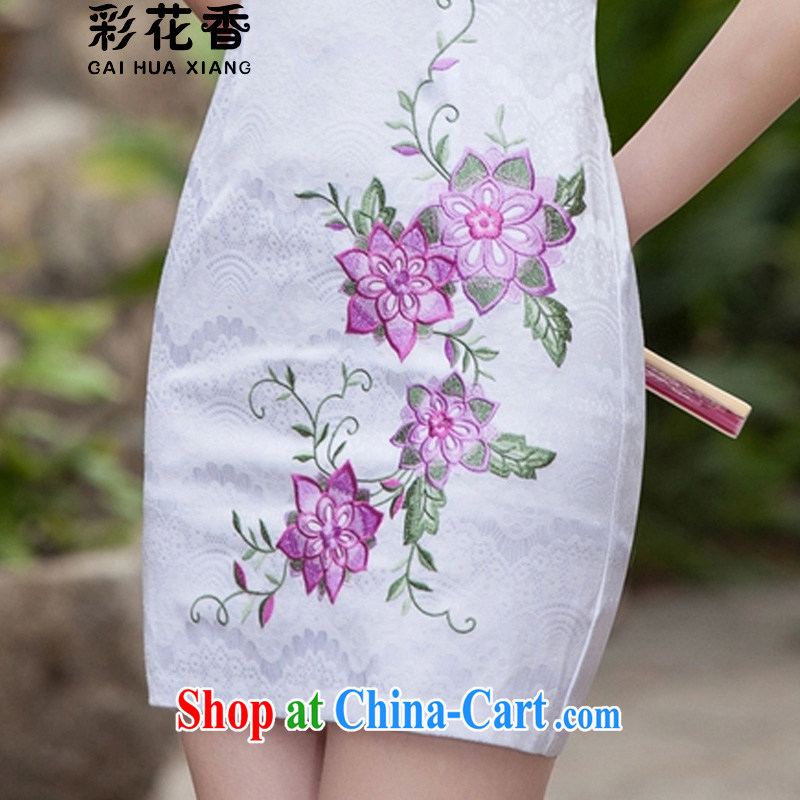 Colorful Flowers 2015 new dresses spring and summer with stylish short retro dresses dresses dresses daily dress dress 1126 picture XXL, Flower (CAI HUA XIANG), online shopping