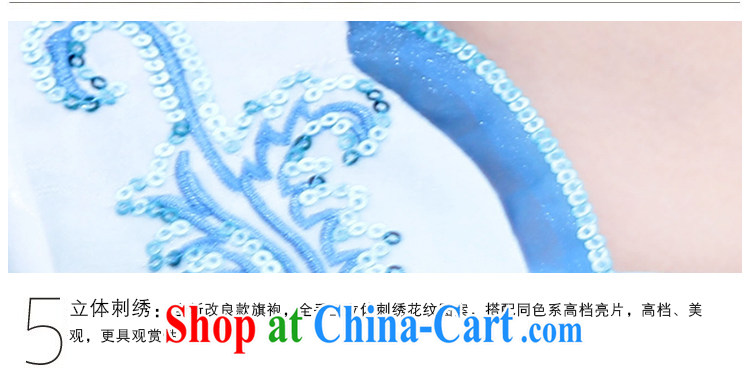 Colorful Flowers 2015 women new Peacock cheongsam dress retro fashion summer short cheongsam dress pink XXL pictures, price, brand platters! Elections are good character, the national distribution, so why buy now enjoy more preferential! Health