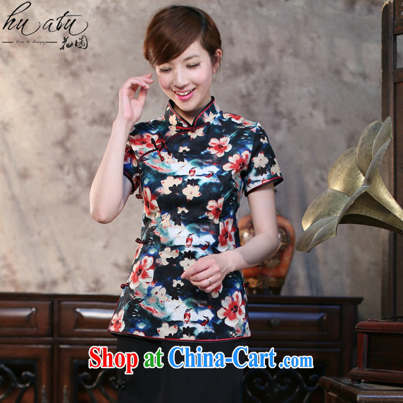 spend the summer new, Ms. Tang with Chinese improved, for cotton the Commission of Korea, short-sleeved ladies T-shirt Tang is shown in Figure 3XL, figure, and shopping on the Internet