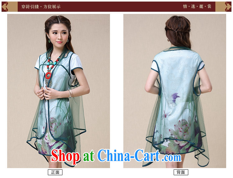 Colorful Flowers 2015 spring and summer women China wind National wind stamp dresses qipao 8958 picture color XXL pictures, price, brand platters! Elections are good character, the national distribution, so why buy now enjoy more preferential! Health