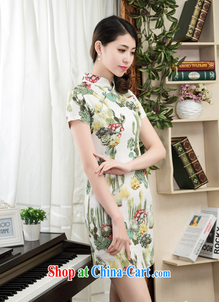 The people more than the cheongsam dress 2015 new spring and summer improved retro, for package and short, cultivating graphics thin dress female elegance dresses 012 2 XL pictures, price, brand platters! Elections are good character, the national distribution, so why buy now enjoy more preferential! Health