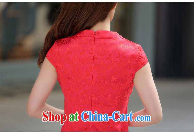 2015 summer new dresses and stylish dress retro sleeveless National Service girls with short dress 1604 pink XL pictures, price, brand platters! Elections are good character, the national distribution, so why buy now enjoy more preferential! Health