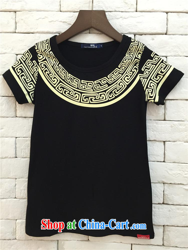 2015 spring and summer couples Ethnic Wind pattern stamp maiden honey replace short-sleeved T pension maximum code white XL pictures, price, brand platters! Elections are good character, the national distribution, so why buy now enjoy more preferential! Health