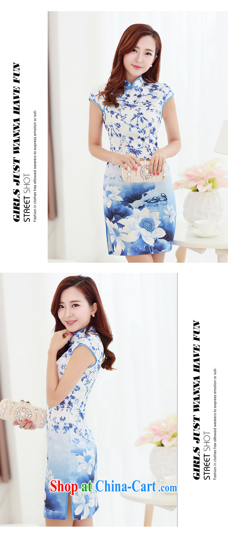 2015 new dresses, Retro spring dresses dresses summer daily short improved cheongsam dress summer girl picture color XXL pictures, price, brand platters! Elections are good character, the national distribution, so why buy now enjoy more preferential! Health