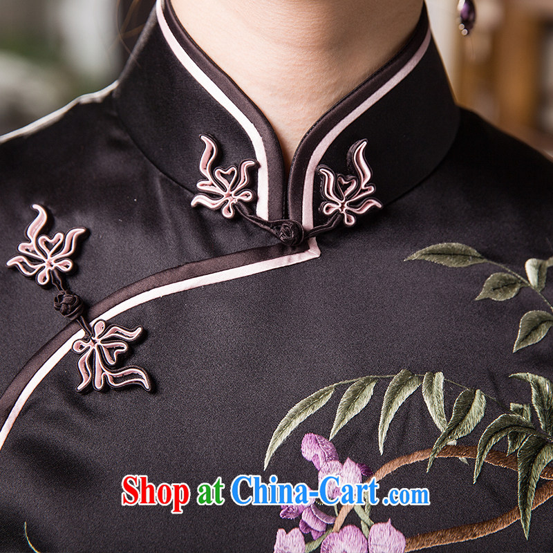 Old Wu female Red 2015 summer new flag wisteria vines spend long black XXL, old Wu female Red, shopping on the Internet