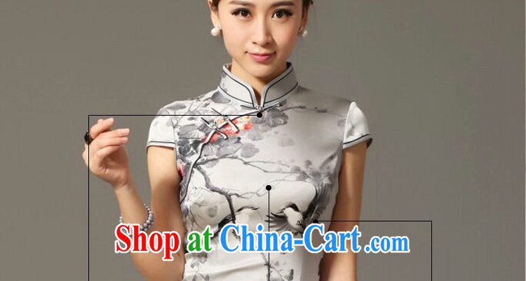 Find Sophie summer new, female-style robes classic Silk Cheongsam retro classy Magpies bad news sauna Silk Cheongsam figure 3XL pictures, price, brand platters! Elections are good character, the national distribution, so why buy now enjoy more preferential! Health