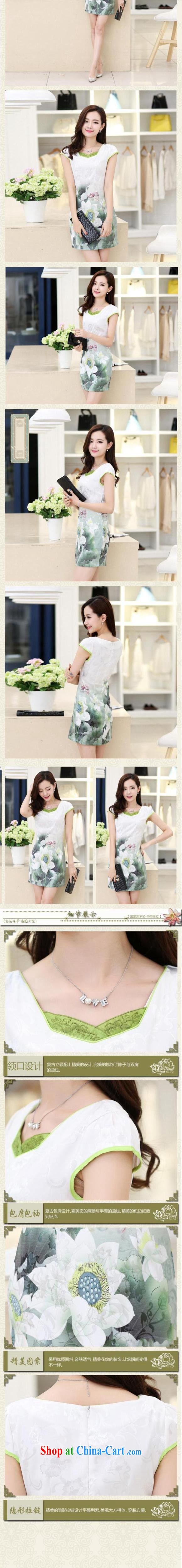 Colorful Flowers 2015 new products, floral summer dress short-sleeved beauty charm retro stamp outfit MOM 6659 installation picture color XXXL pictures, price, brand platters! Elections are good character, the national distribution, so why buy now enjoy more preferential! Health