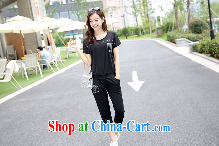 Feng Yi cotton trim 2015 larger female leisure taxi short-sleeve Korean version of the new, two-piece 3010 #BA 1016 light gray 3 XL . pictures, price, brand platters! Elections are good character, the national distribution, so why buy now enjoy more preferential! Health