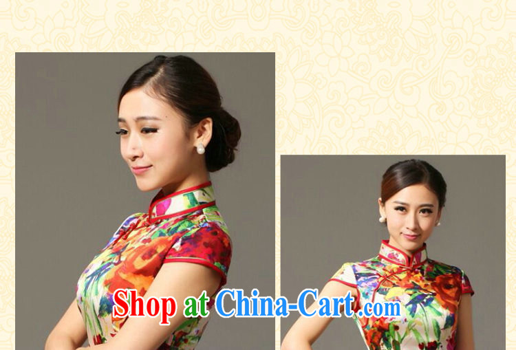 Find Sophie summer new, heavy Silk Cheongsam improved retro style, DOS SANTOS for silk cheongsam dress in figure 3XL pictures, price, brand platters! Elections are good character, the national distribution, so why buy now enjoy more preferential! Health