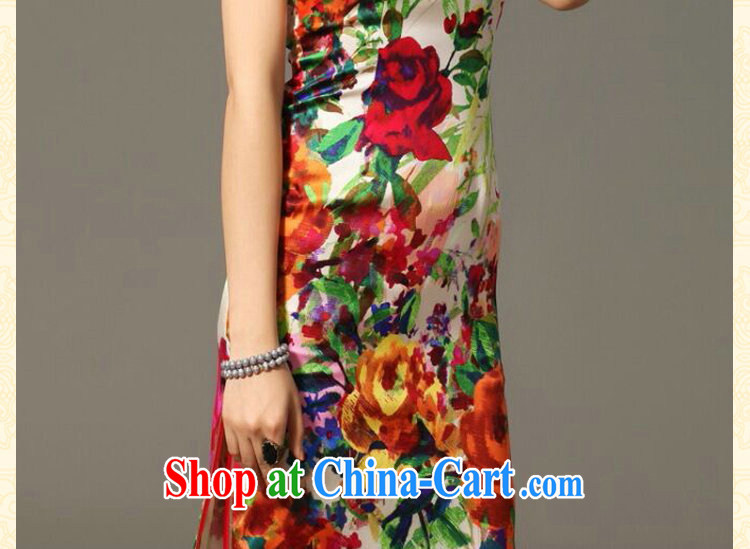 Find Sophie summer new, heavy Silk Cheongsam improved retro style, DOS SANTOS for silk cheongsam dress in figure 3XL pictures, price, brand platters! Elections are good character, the national distribution, so why buy now enjoy more preferential! Health