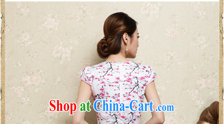 Yun-hsuan, summer 2015 women's clothing new Ethnic Wind Chinese stamp graphics thin short sleeve cheongsam dress of red XXL pictures, price, brand platters! Elections are good character, the national distribution, so why buy now enjoy more preferential! Health
