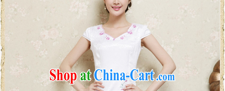 Yun-hsuan, summer 2015 ladies new ethnic wind Chinese stamp short sleeve cheongsam dress purple XXL pictures, price, brand platters! Elections are good character, the national distribution, so why buy now enjoy more preferential! Health
