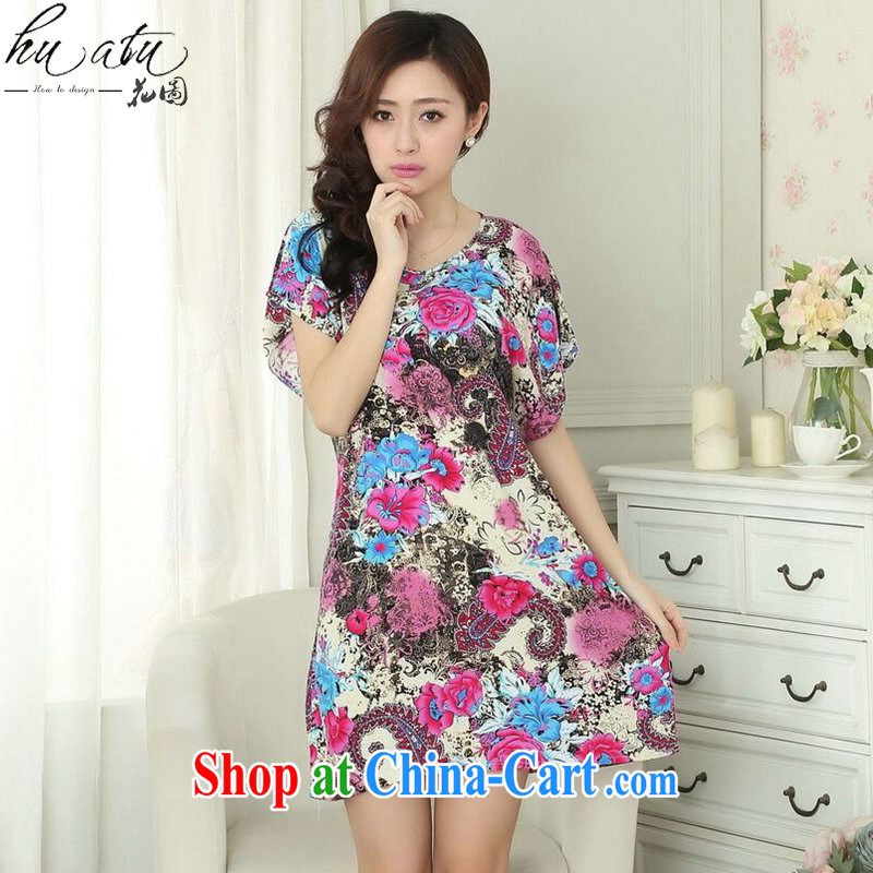 Find Sophie summer wear new clothes Chinese pajamas with stamp duty cotton relaxed, with a short-sleeved bathrobe dresses such as the color code, flexible employment, shopping on the Internet