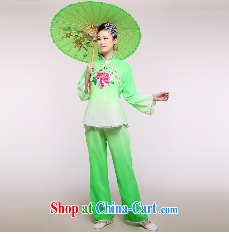 Yangge folk dress female stage costumes dance apparel square dance by performing clothing Fan Dance pink pendants XL pictures, price, brand platters! Elections are good character, the national distribution, so why buy now enjoy more preferential! Health
